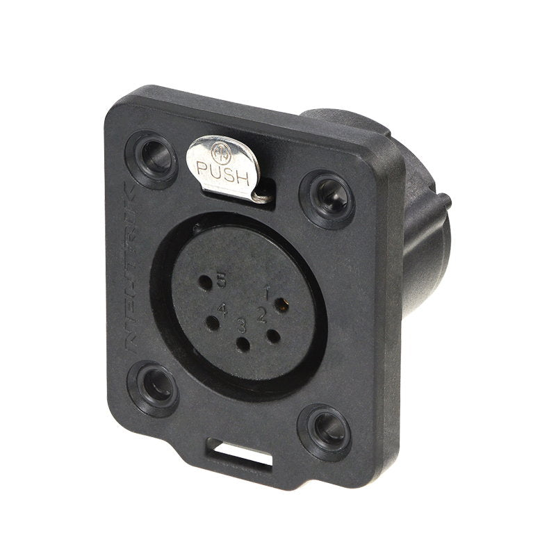 Neutrik XLR 5-pin Female Chassis Socket NC5FDX-TOP - Main View