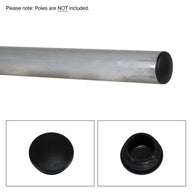 Robolights Scaffold Pole End Cap - Black - Main View