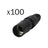 Neutrik etherCON Cable Connector RJ45 Carrier Pack of 100 NE8MX-B-1-D - Alternate View 1