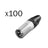 Neutrik XLR 3-Pin Male Plug Pack of 100 (NC3MXX-D) - Main View