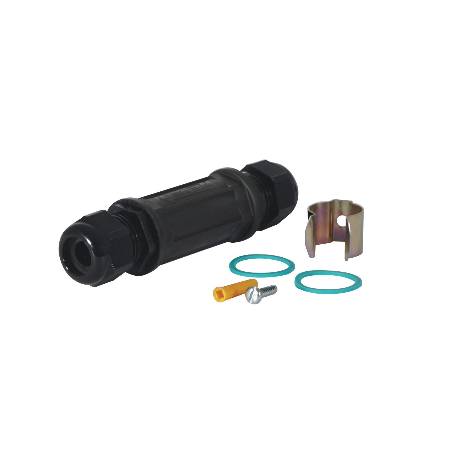 Hylec Inline TeeTube Connector 5-Pole 8-17mm TTK25BKSD - Main View