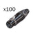 Neutrik XLR 3-Pin Female Socket Black NC3FXX-BAG-D (Pack of 100) - Alternate View 1