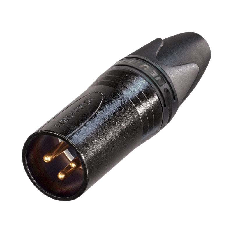 Neutrik XLR 3-Pin Male Plug Black NC3MXX-B - Main View