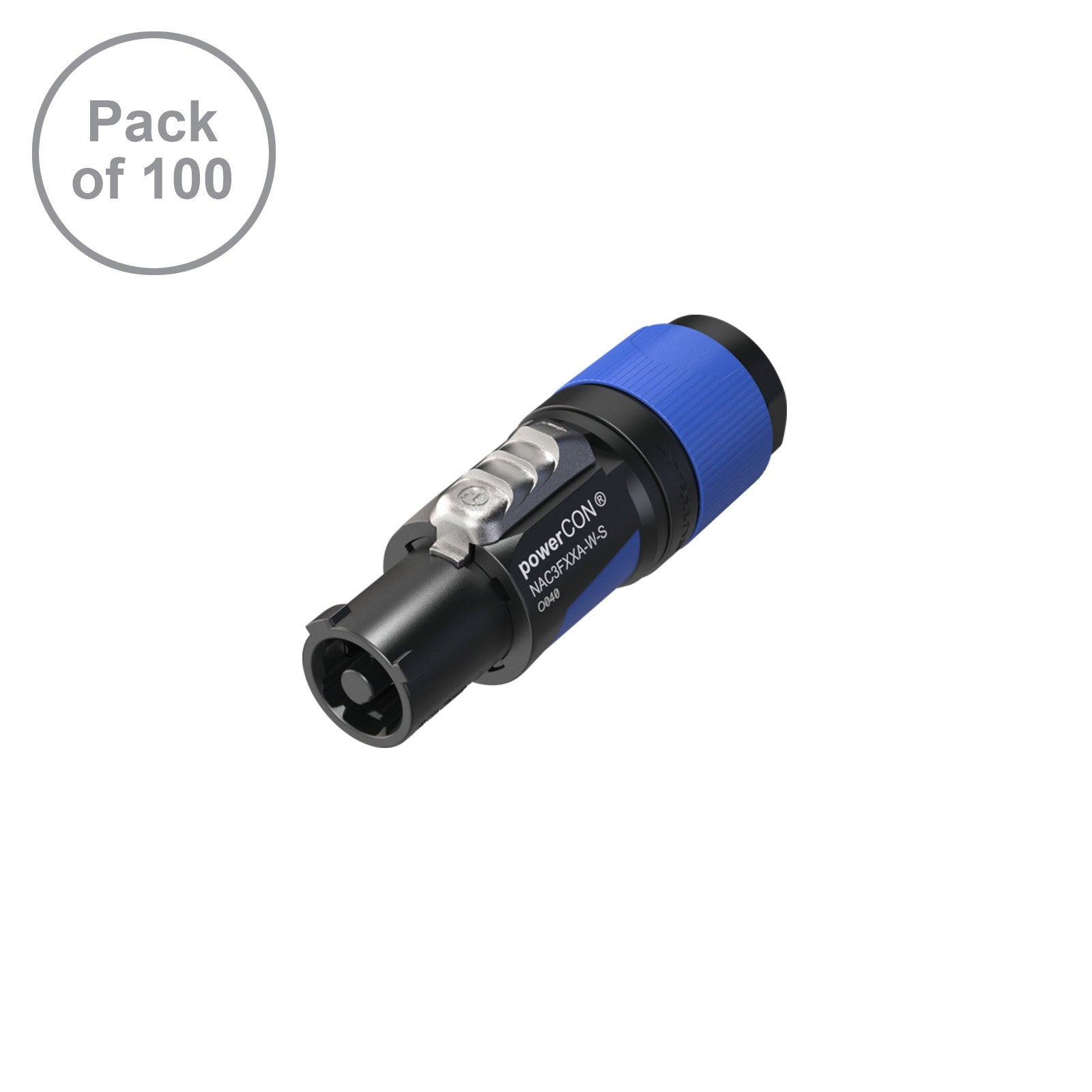 Neutrik powerCON FXX A-type Connector NAC3FXXA-W-S-D (Pack of 100) - Back Panel and Connections