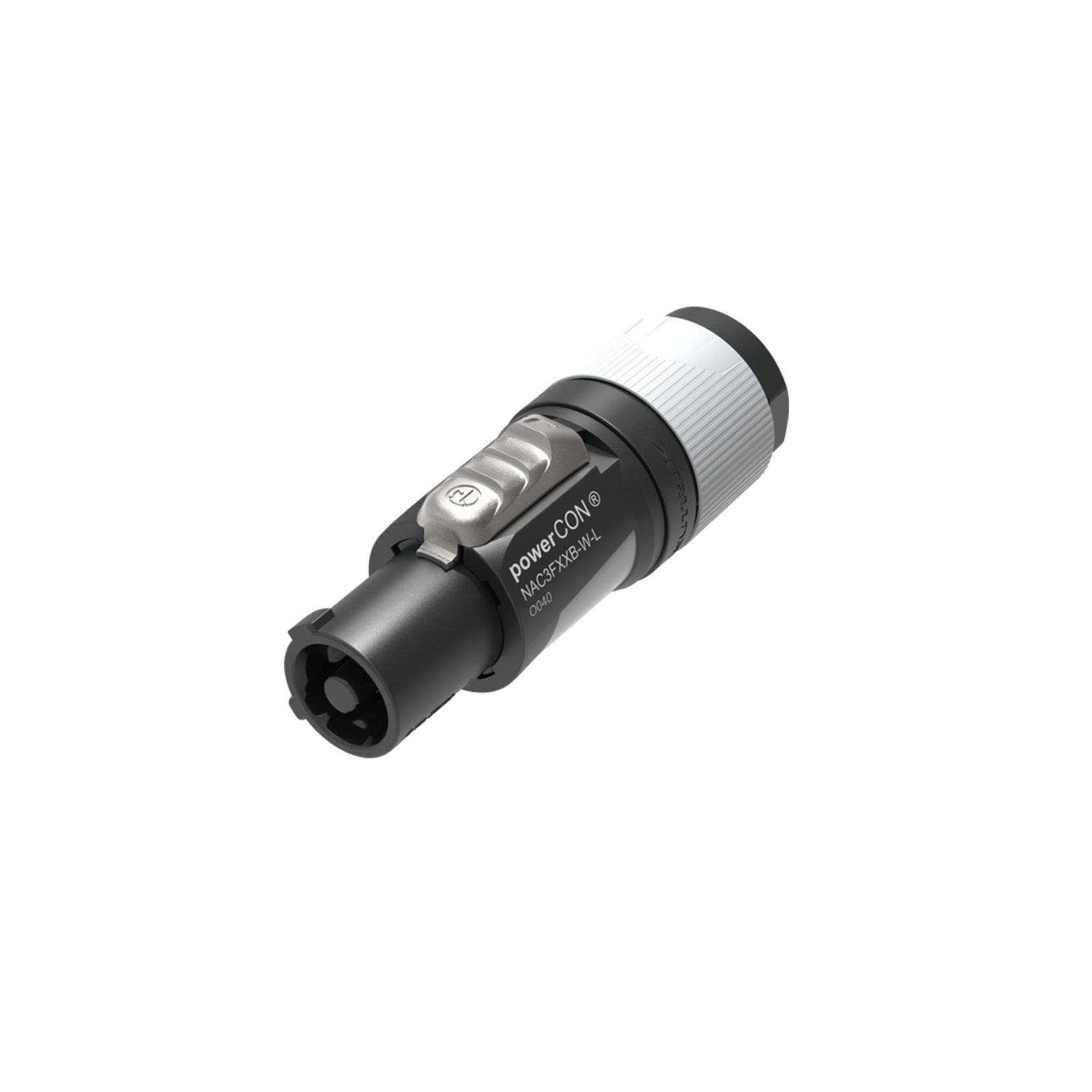 Neutrik powerCON FXX B-type Connector NAC3FXXB-W-L - Alternate View 1