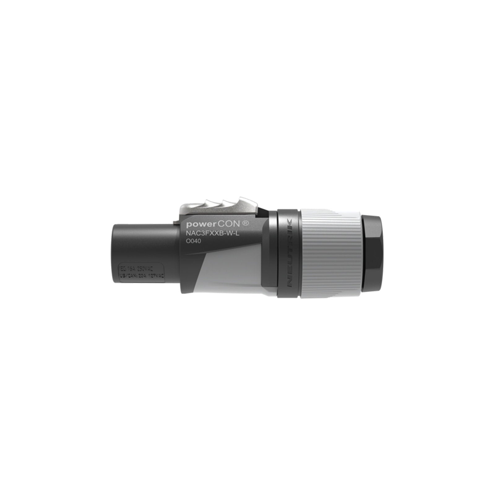Neutrik powerCON FXX B-type Connector NAC3FXXB-W-L-D (Pack of 100) - Alternate View 1