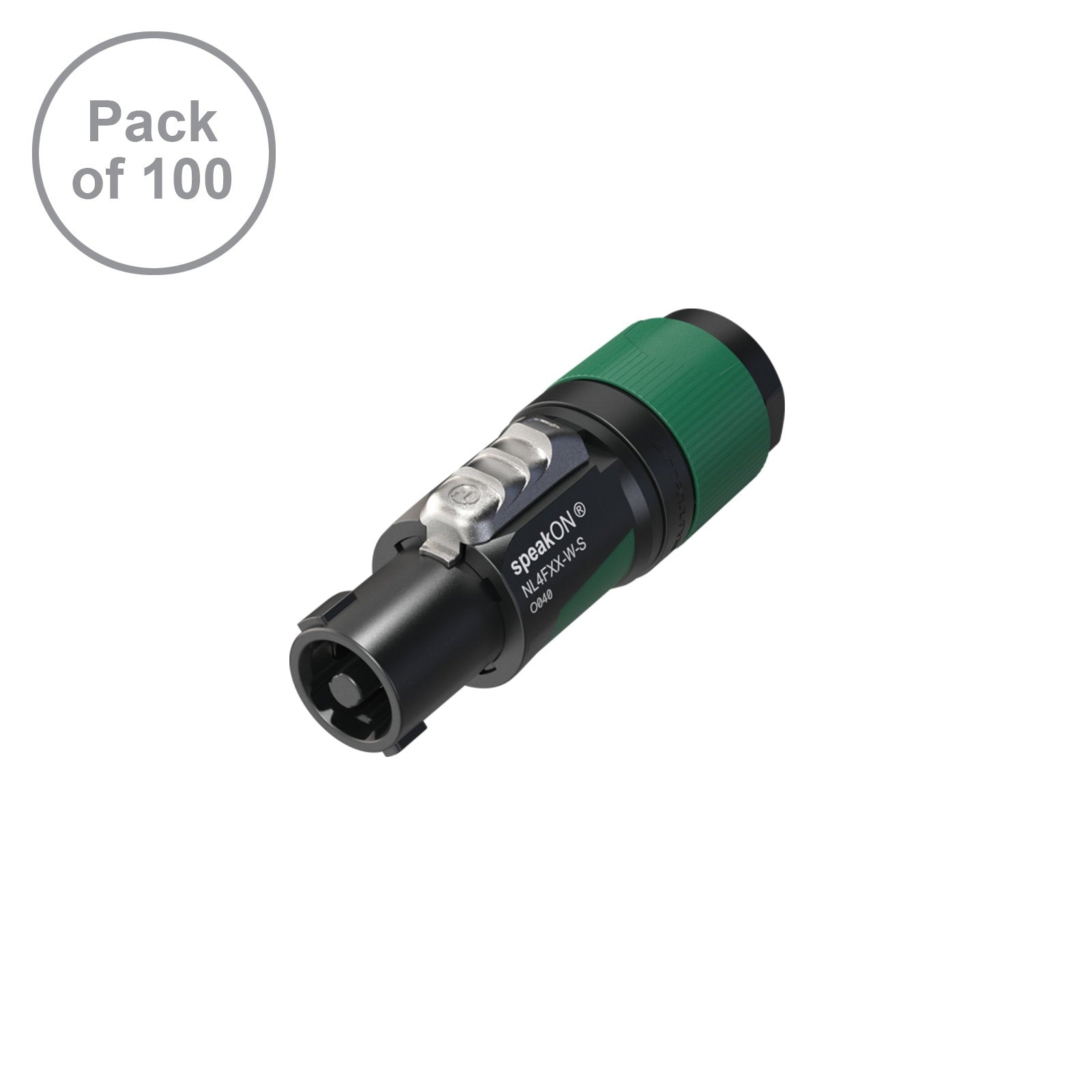 Neutrik speakON Cable Connector NL4FXX-W-S-D (Pack of 100) - Back Panel and Connections