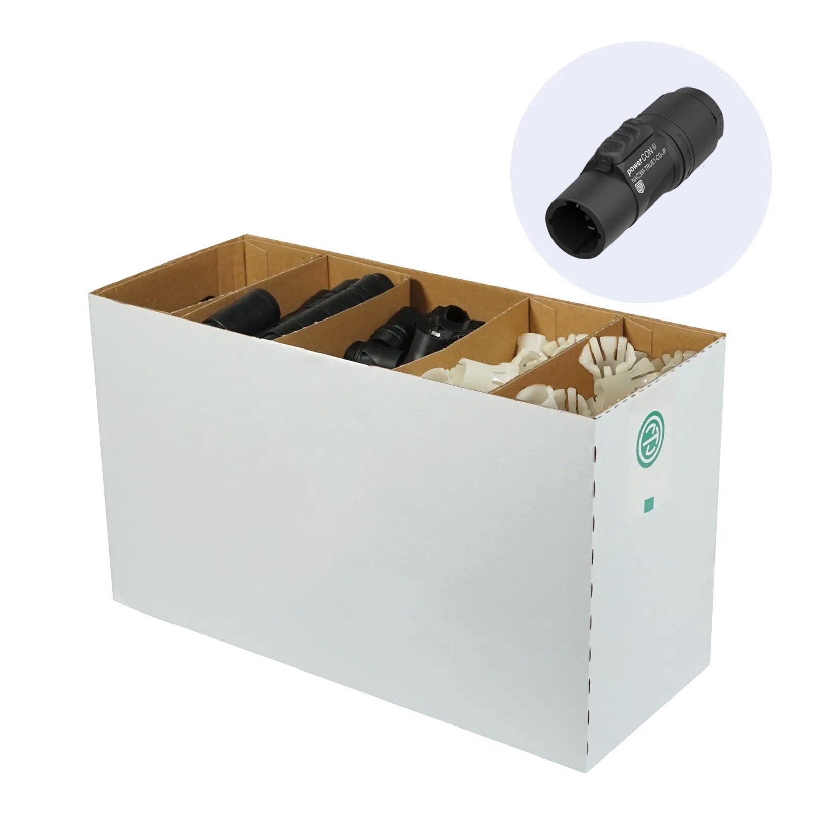Neutrik powerCON TRUE1 Connector NAC3M-TRUE1-CG-D (Pack of 50) - Main View