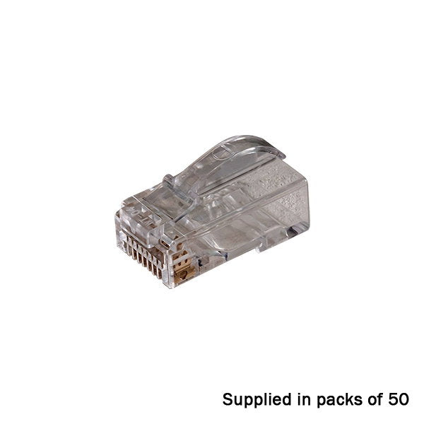 TUK RJ45 Crimp plugs CAT6A Unshielded Arc-latch Pack of 50 - Main View