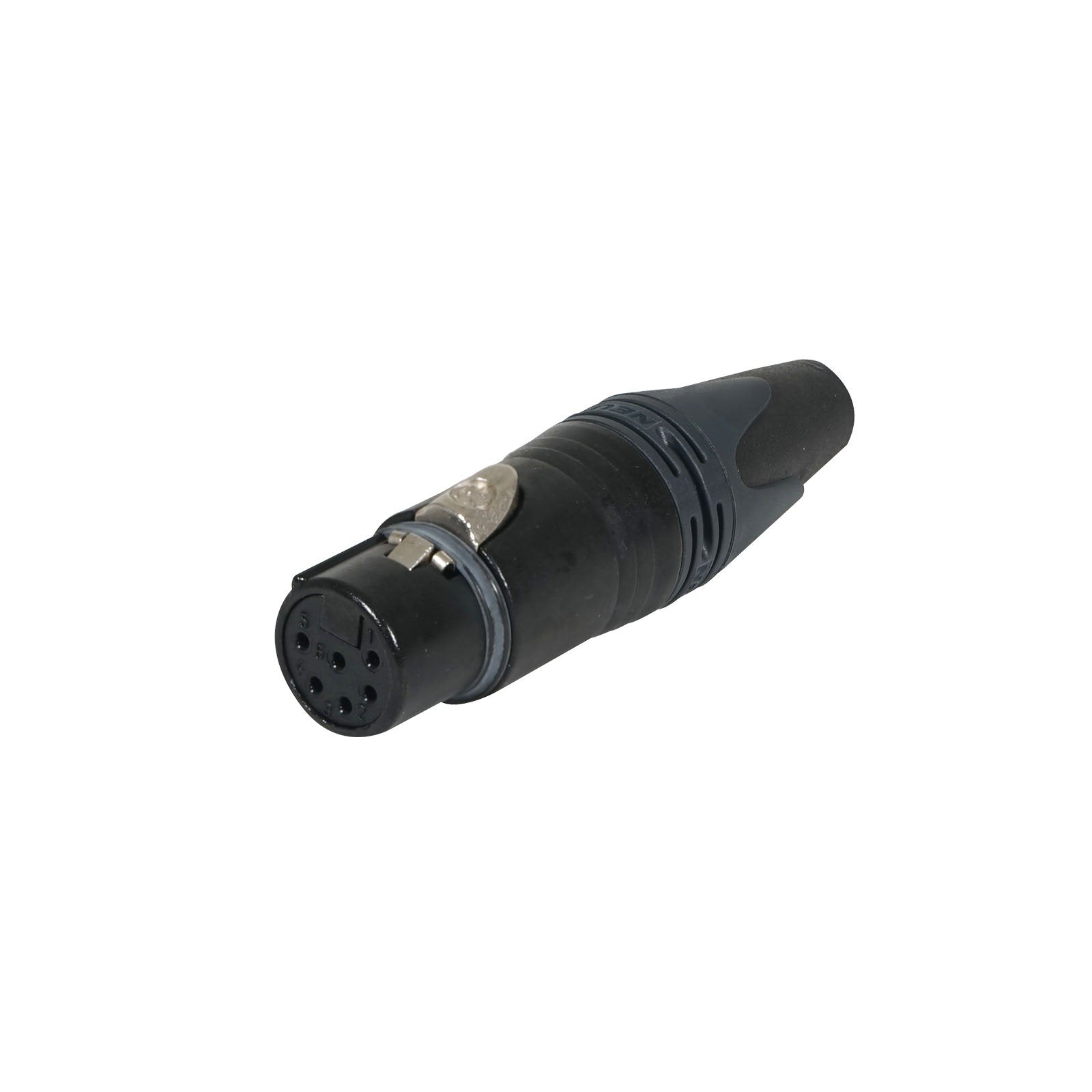 Neutrik XLR 6-Pin Female Socket Black NC6FXX-BAG - Main View