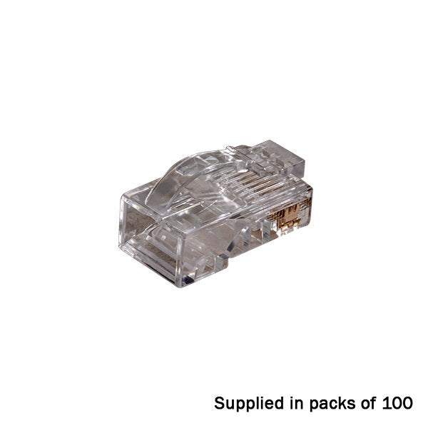 TUK CAT5 Speedy RJ45 Unshielded Push Through Crimp Plugs Pack of 50 - Main View
