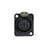 Neutrik XLR 6-Pin Female Chassis Socket NC6FD-L-BAG-1 - Back Panel and Connections