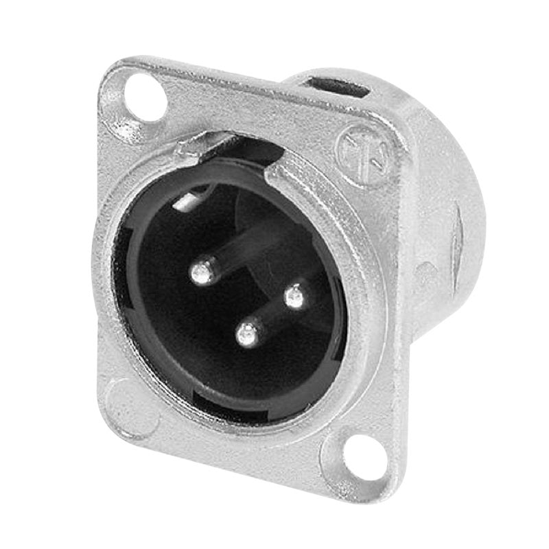 Neutrik XLR 3-Pin Male Chassis Plug NC3MD-L-1 - Main View