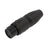 Seetronic 3-Pin Female XLR IP67 Black SCWF3-B-67 - Main View