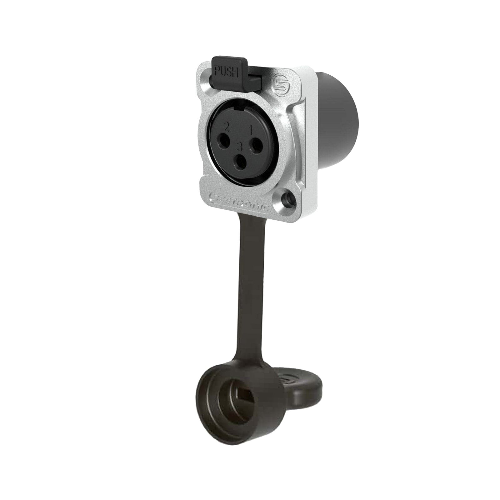 Seetronic XLR IP67 3-Pin Chassis Female K3F2C-W-67 - Alternate View 1