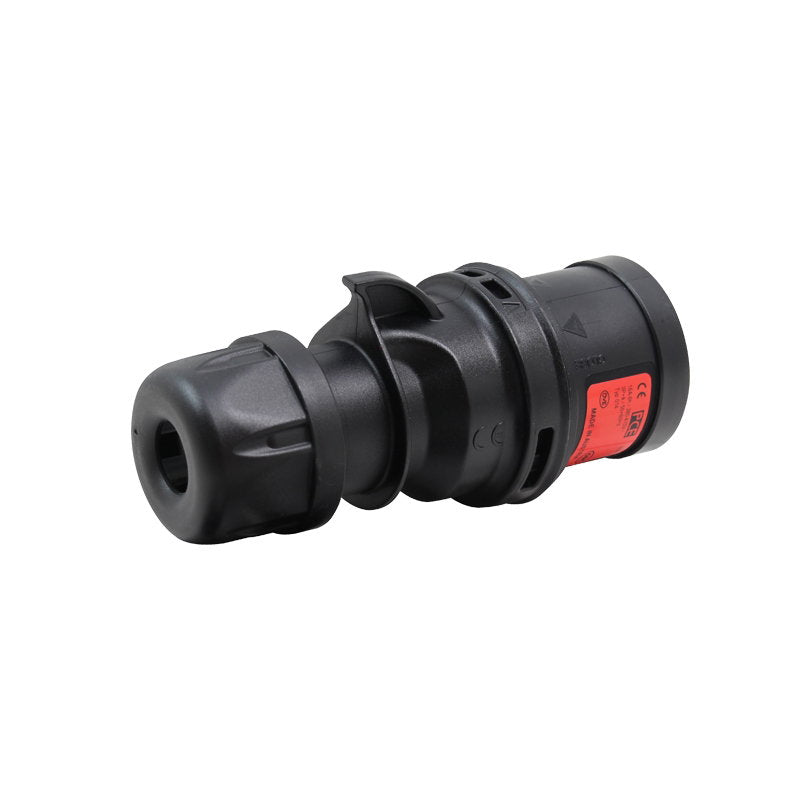PCE 16A 415V 3P+E Plug Black (014-6x) - Alternate View 1