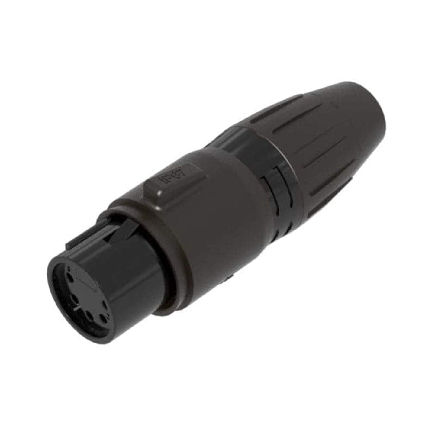 Seetronic 5-Pin Female XLR IP67 Black SCWF5-B-67 - Main View