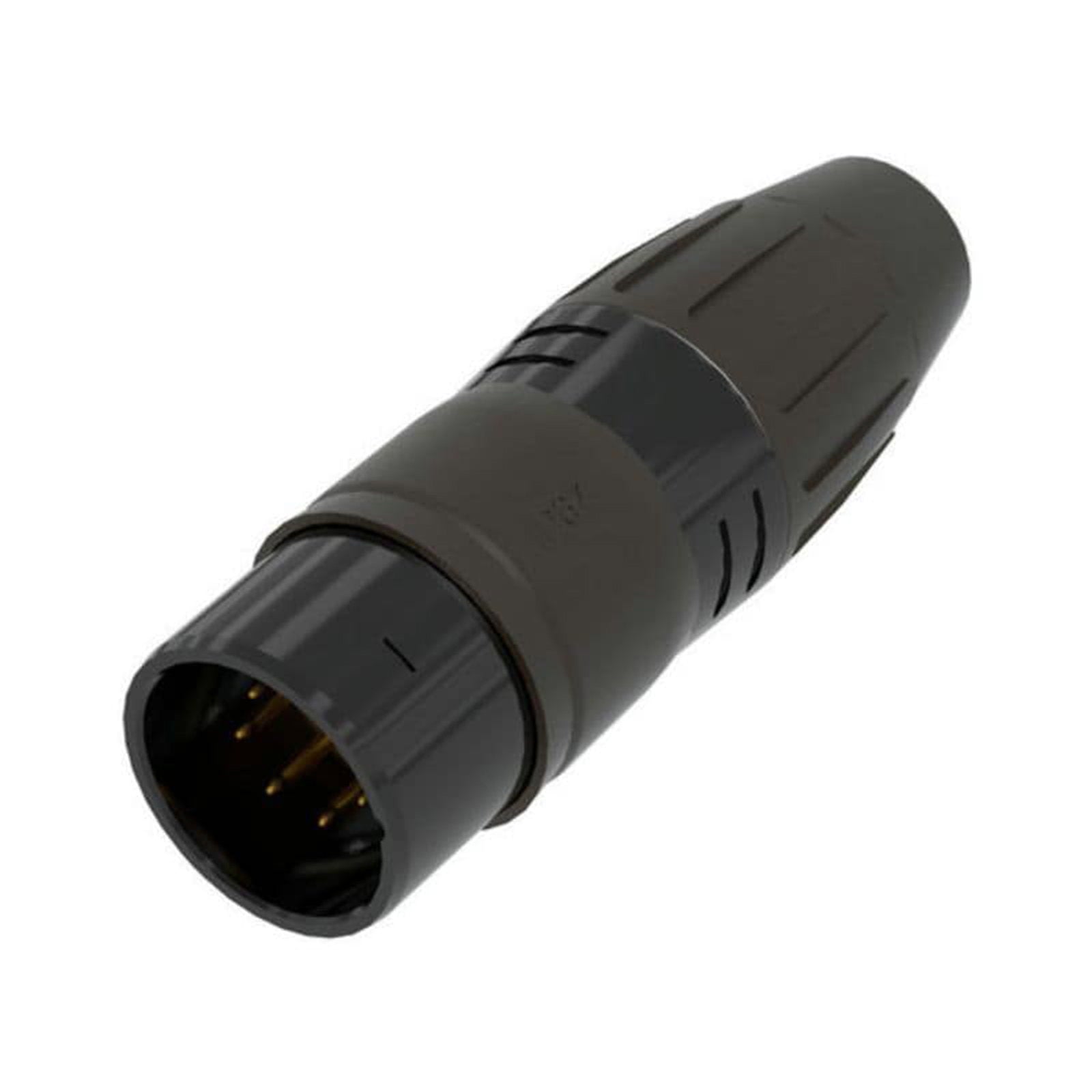 Seetronic 5-Pin Male XLR IP67 Black SCWM5-B-67 - Main View