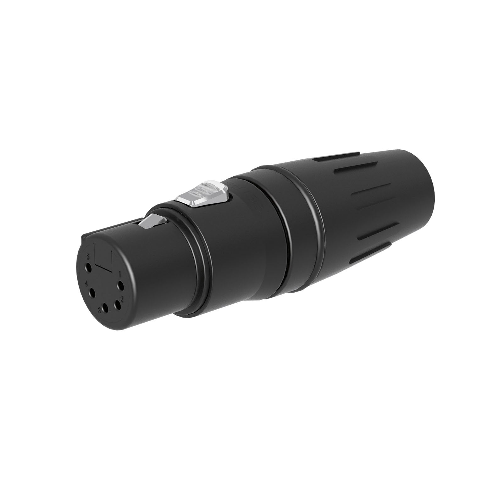 Seetronic XLR 5-Pin Female Socket Black SCHF5-B - Main View