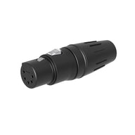Seetronic XLR 5-Pin Female Socket Black SCHF5-B - Main View