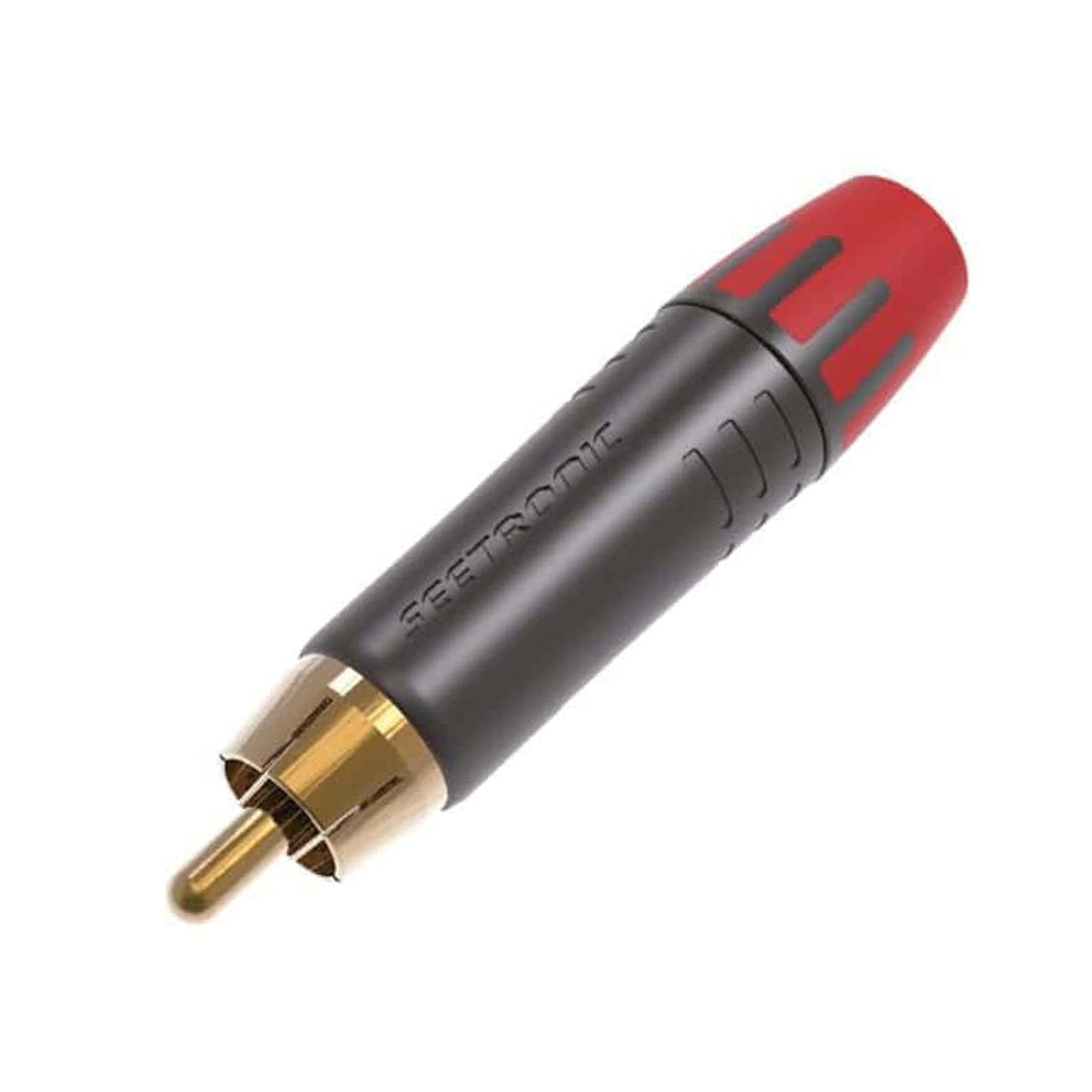 Seetronic Phono Male Cable Connector Red MT380-2 - Main View