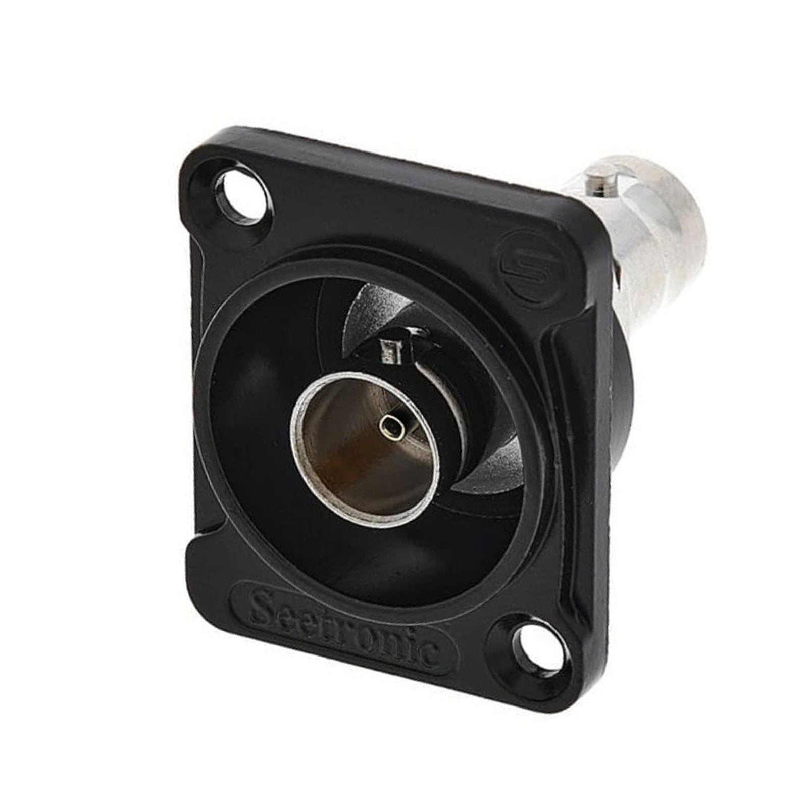 Seetronic BNC Female Chassis Connector Black SBB75DFGX-B - Alternate View 1