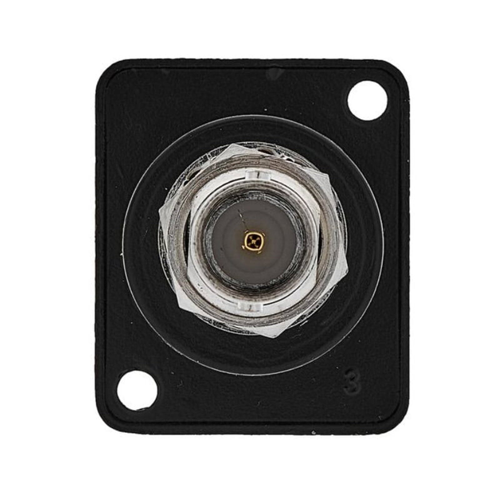 Seetronic BNC Female Chassis Connector Black SBB75DFGX-B - Back Panel and Connections