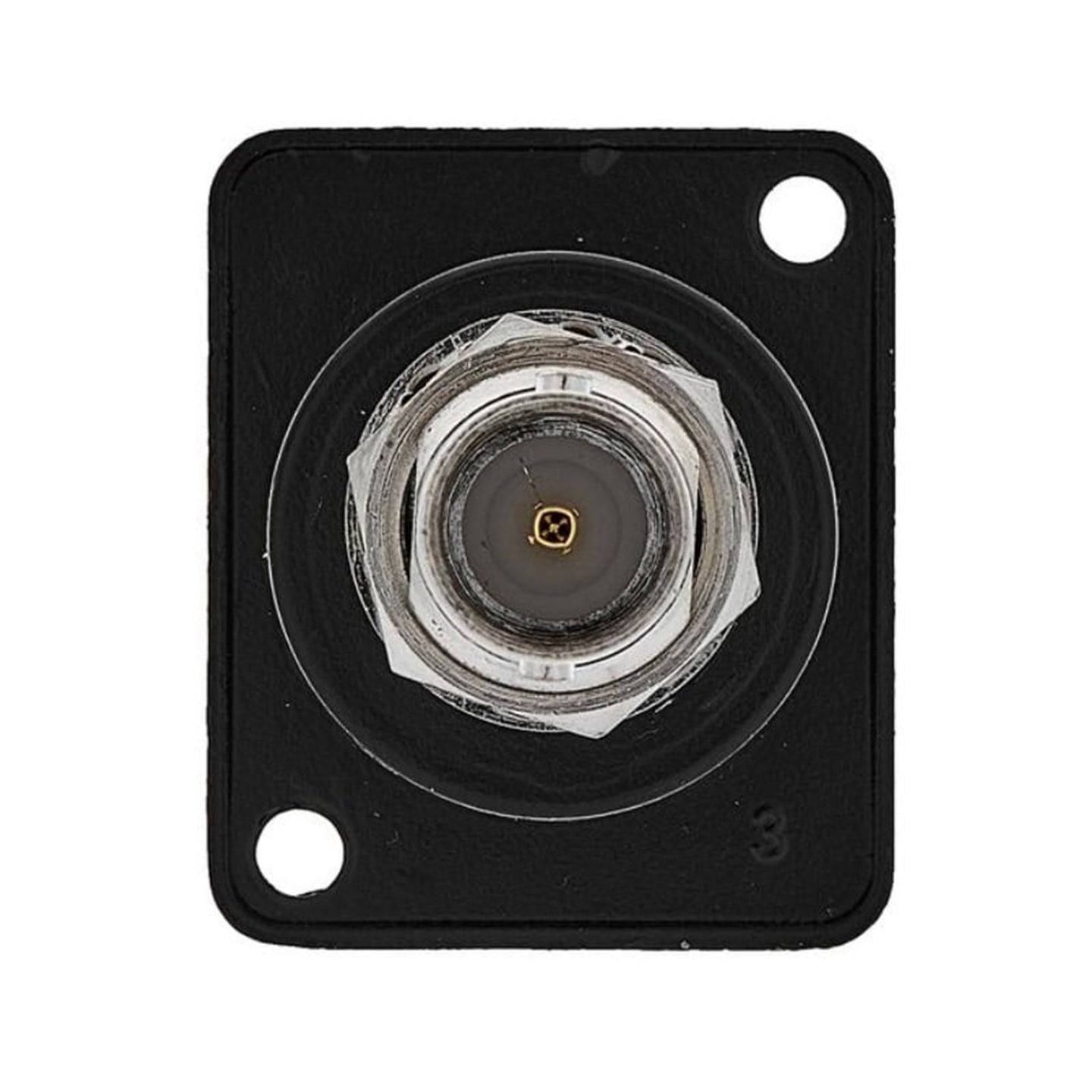 Seetronic BNC Female Chassis Connector Black SBB75DFGX-B - Back Panel and Connections