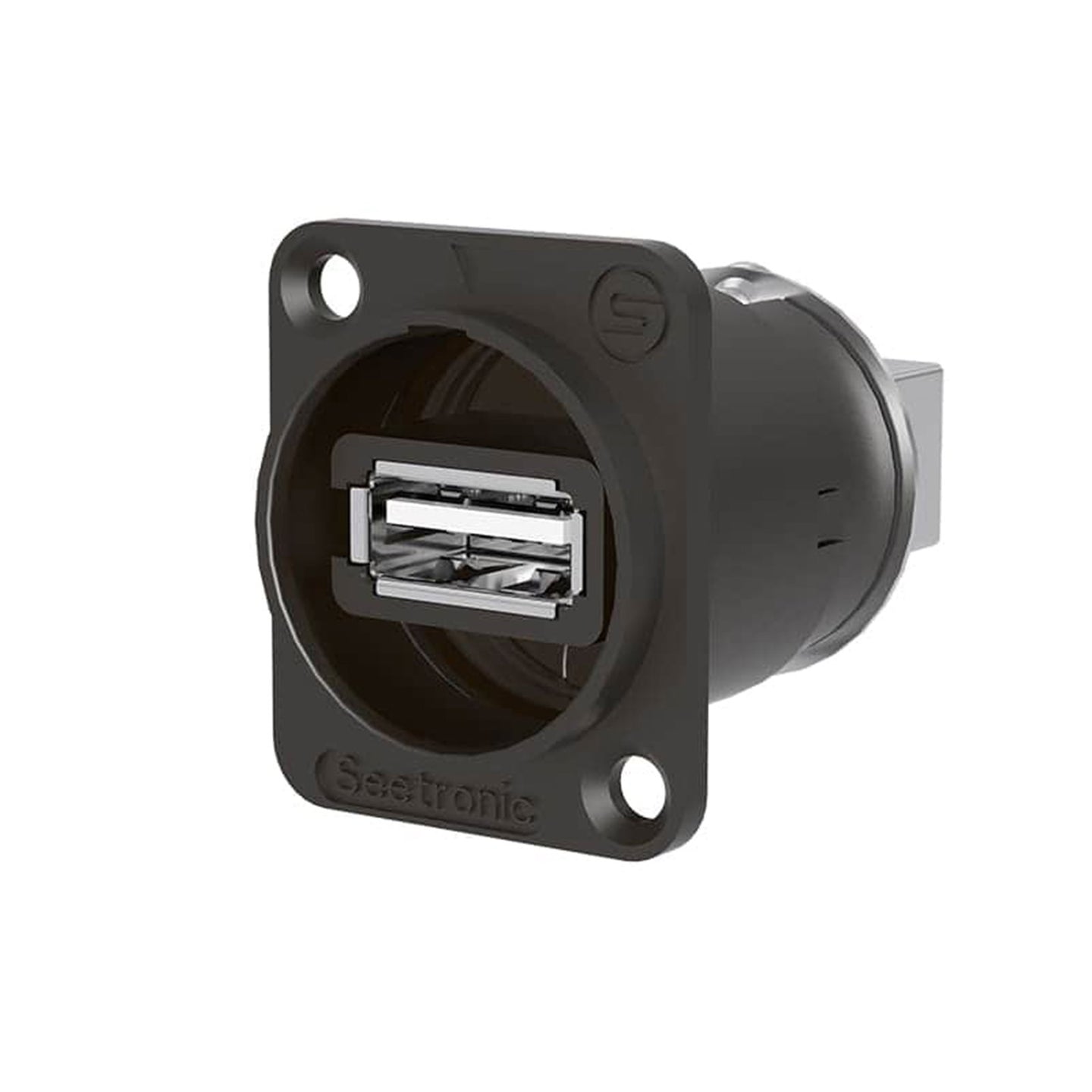 Seetronic USB Feedthru Chassis Connector SAUSB-W-B - Main View