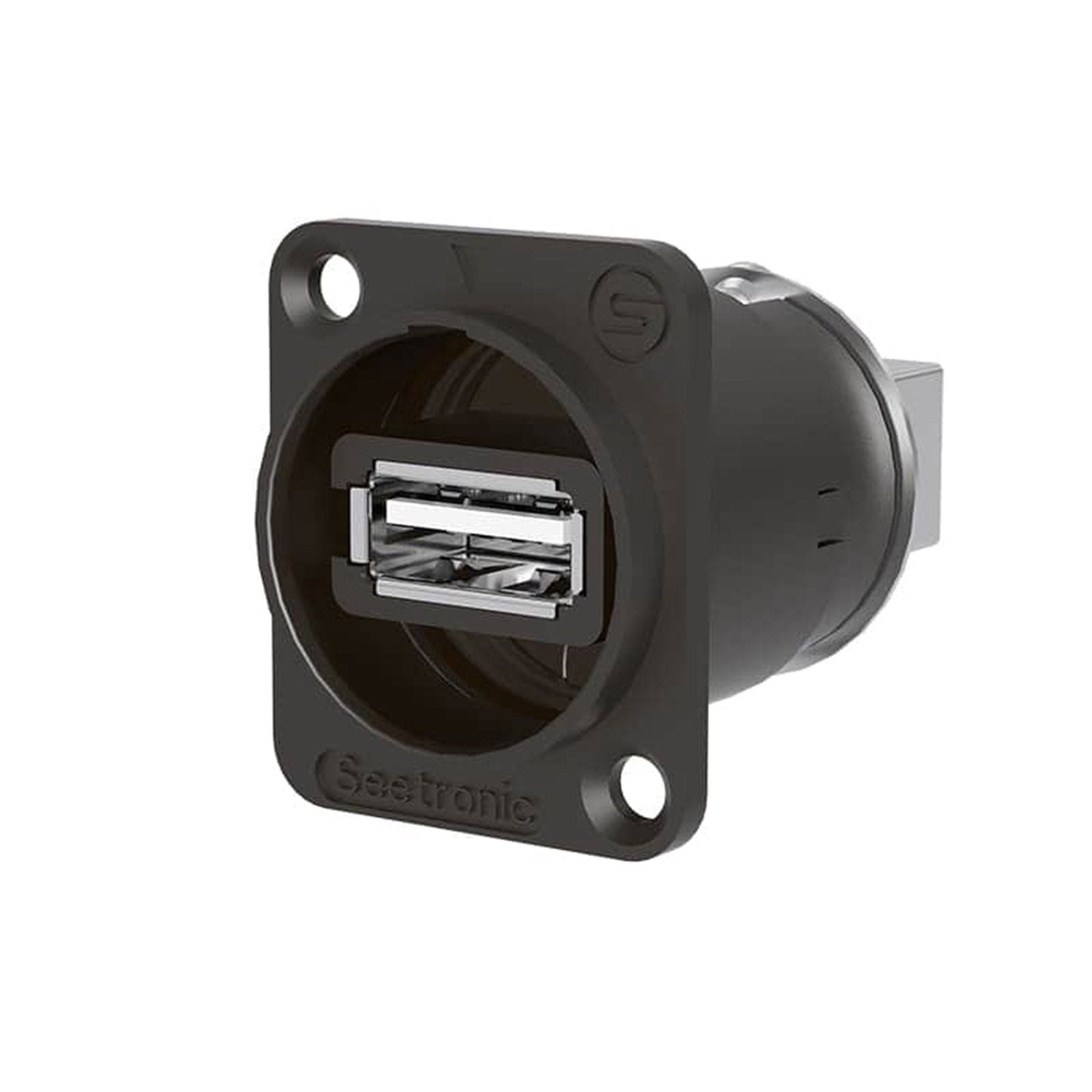 Seetronic USB Feedthru Chassis Connector SAUSB-W-B - Main View