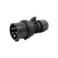 PCE 16A 415V 3P+N+E Black Plug (015-6x) - Main View