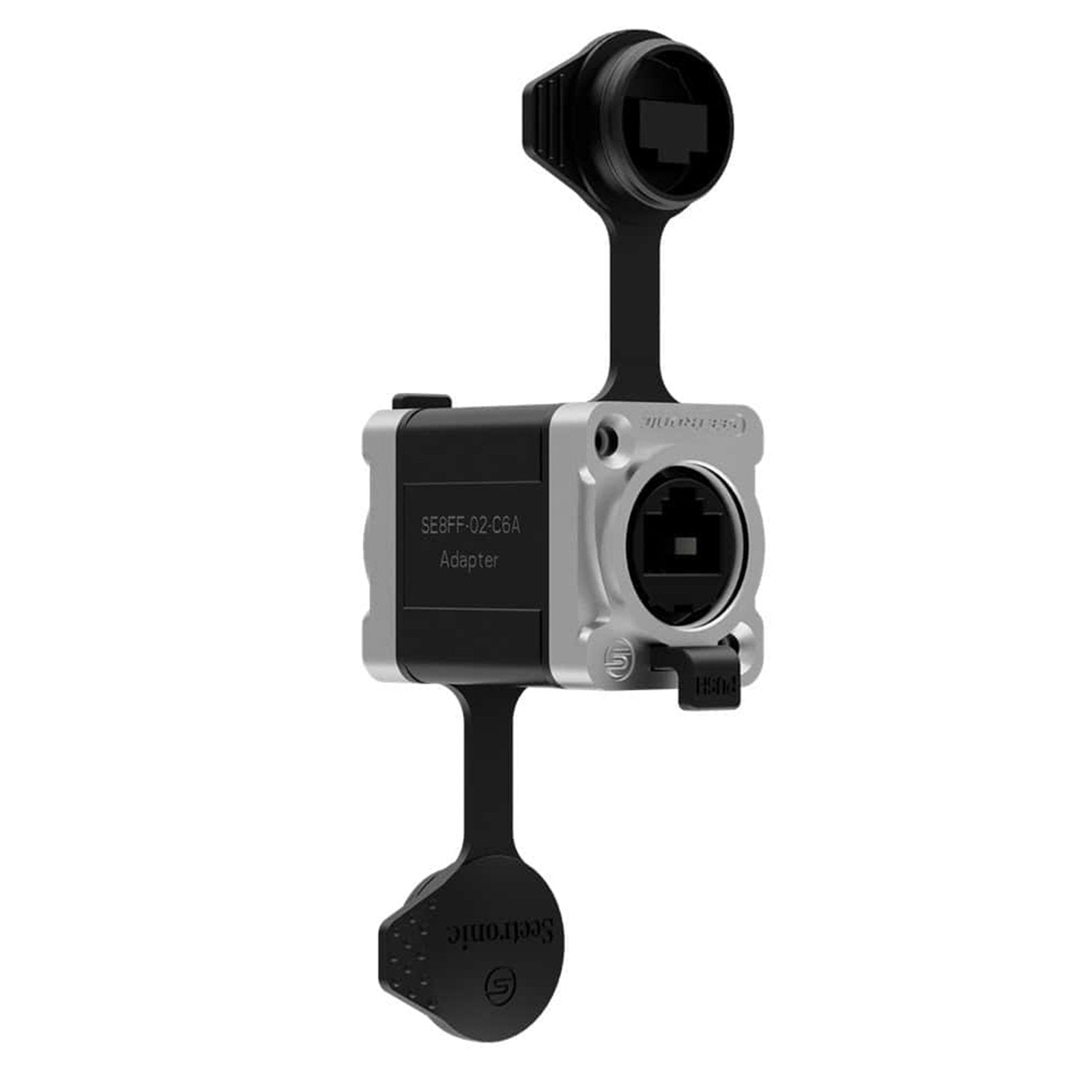 Seetronic RJ45 CAT6A Feedthrough Coupler IP65 SE8FF-02-C6A - Main View