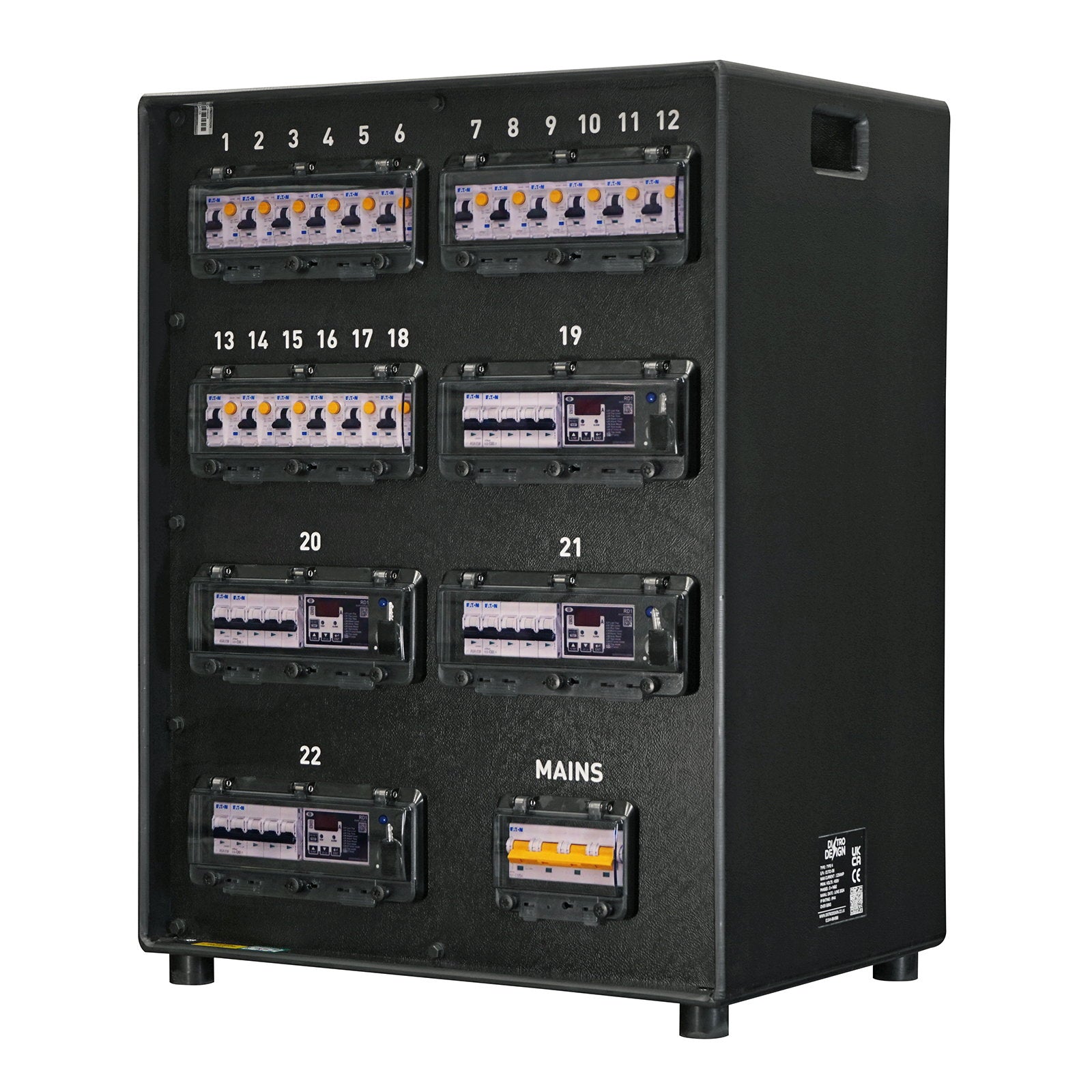 Elumen8 Distribution Unit 125A  3PH Type 4 - Alternate View 3