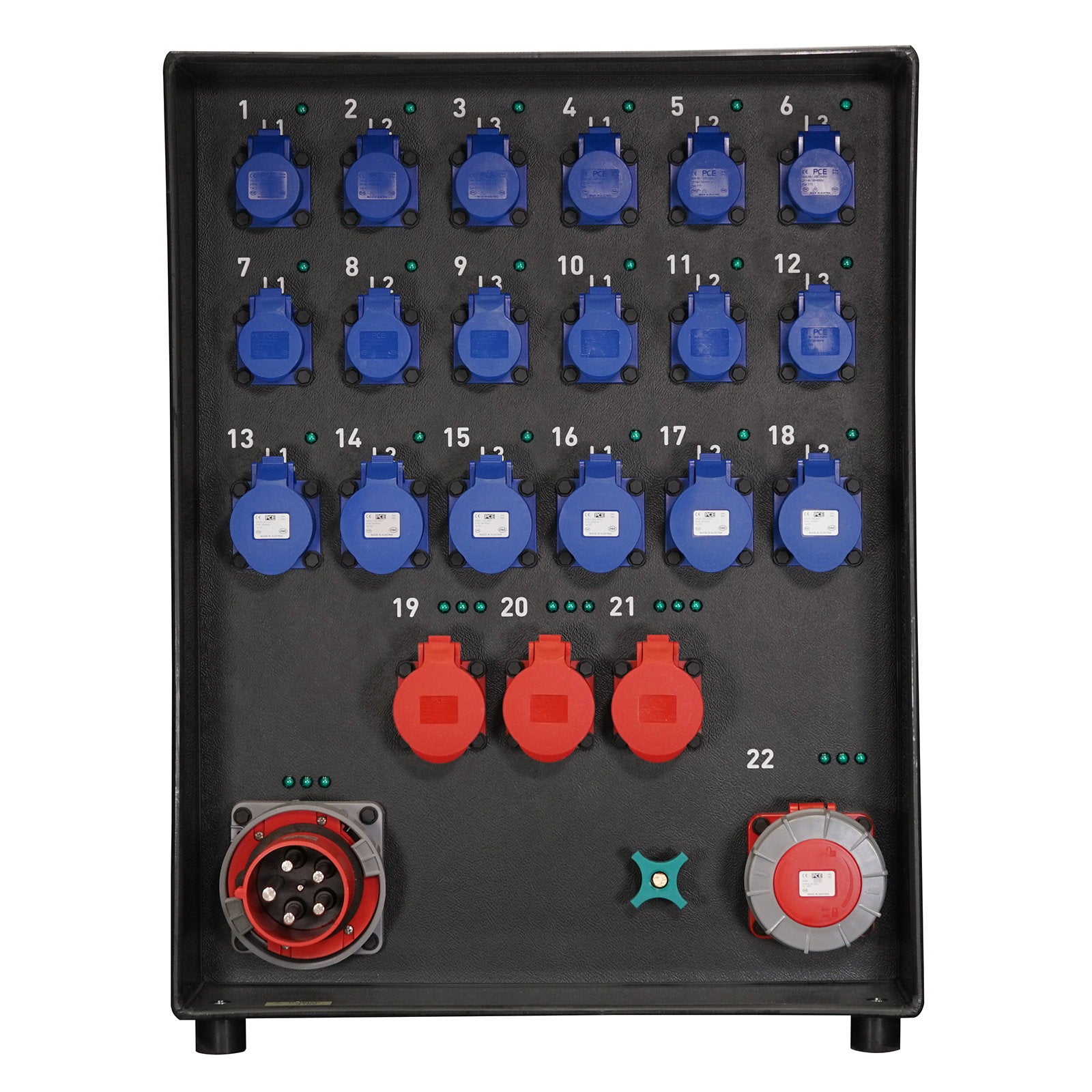 Elumen8 Distribution Unit 125A  3PH Type 4 - Back Panel and Connections