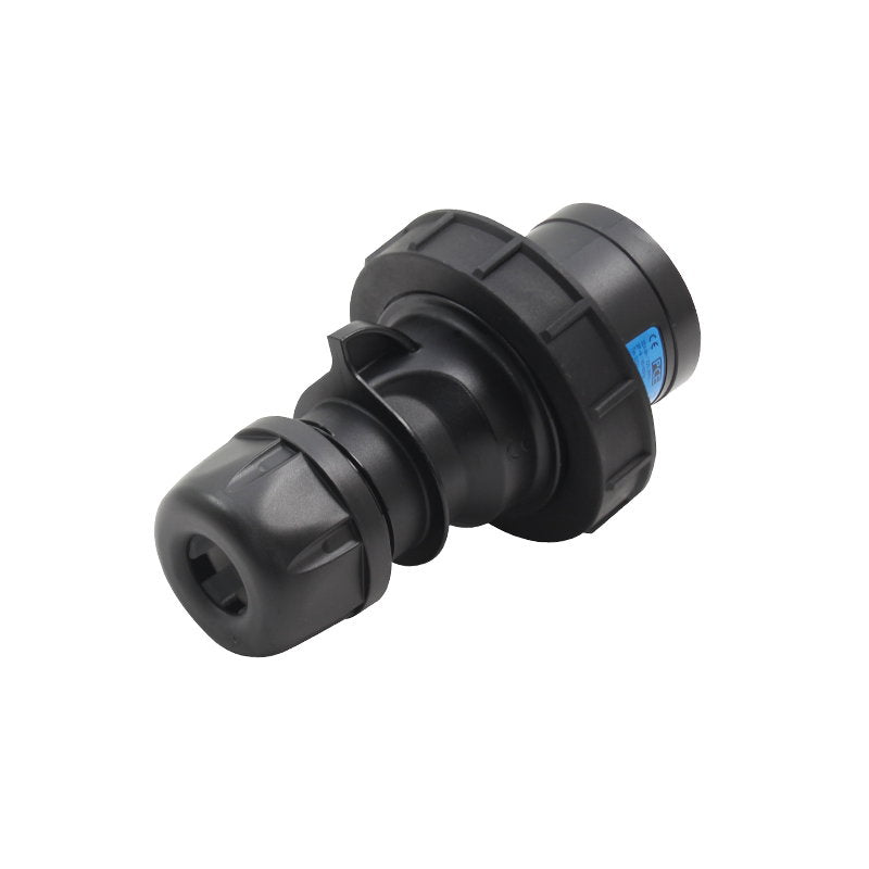 PCE 32A 230V IP67 2P+E Black Plug (0232-6X) - Main View