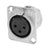 Neutrik XLR 3-Pin Female Chassis Socket NC3FD-L-1 - Main View