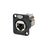 Neutrik etherCON CAT6A Feedthrough Panel Connector Black (NE8FDX-P6-B) - Alternate View 1