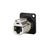 Neutrik etherCON CAT6A Feedthrough Panel Connector Black (NE8FDX-P6-B) - Main View