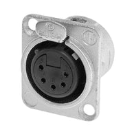 Neutrik XLR 5-Pin Female Chassis Socket NC5FD-L-1 - Main View