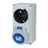 PCE 16A 230V 2P+E IP67 Switched Interlock Socket (61132-6) - Back Panel and Connections