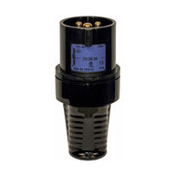 Walther 16A 230V 2P+E Black Plug 215306SW - Main View