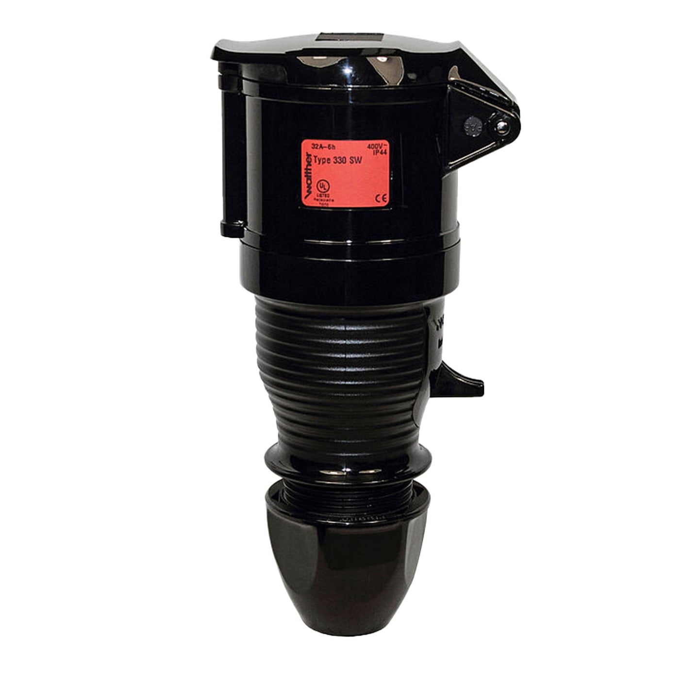 Walther 32A 415V 2P+E Black Plug 330SW - Main View