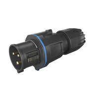 Walther 32A 230V 2P+E Black Plug FW231306SK  - Main View