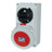 PCE 32A 415V 3P+N+E IP67 Switched Interlock Socket (61252-6) - Back Panel and Connections