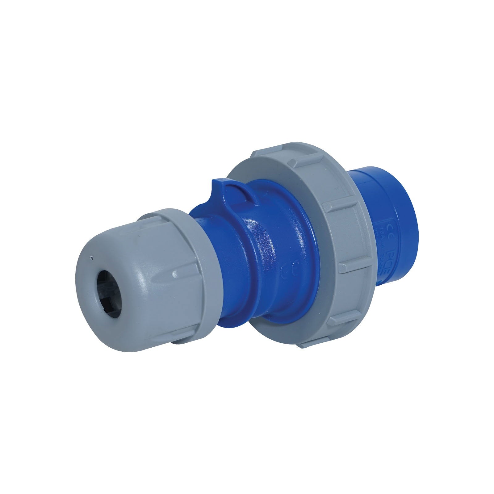 PCE 16A 230V 2P+E IP67 Plug (0132-6) - Alternate View 1