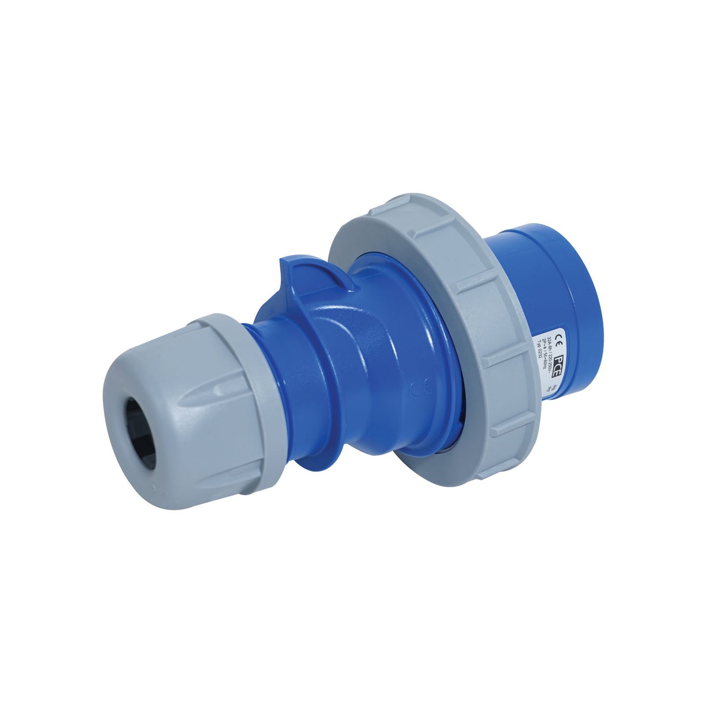 PCE 32A 230V 2P+E IP67 Plug (0232-6) - Alternate View 1