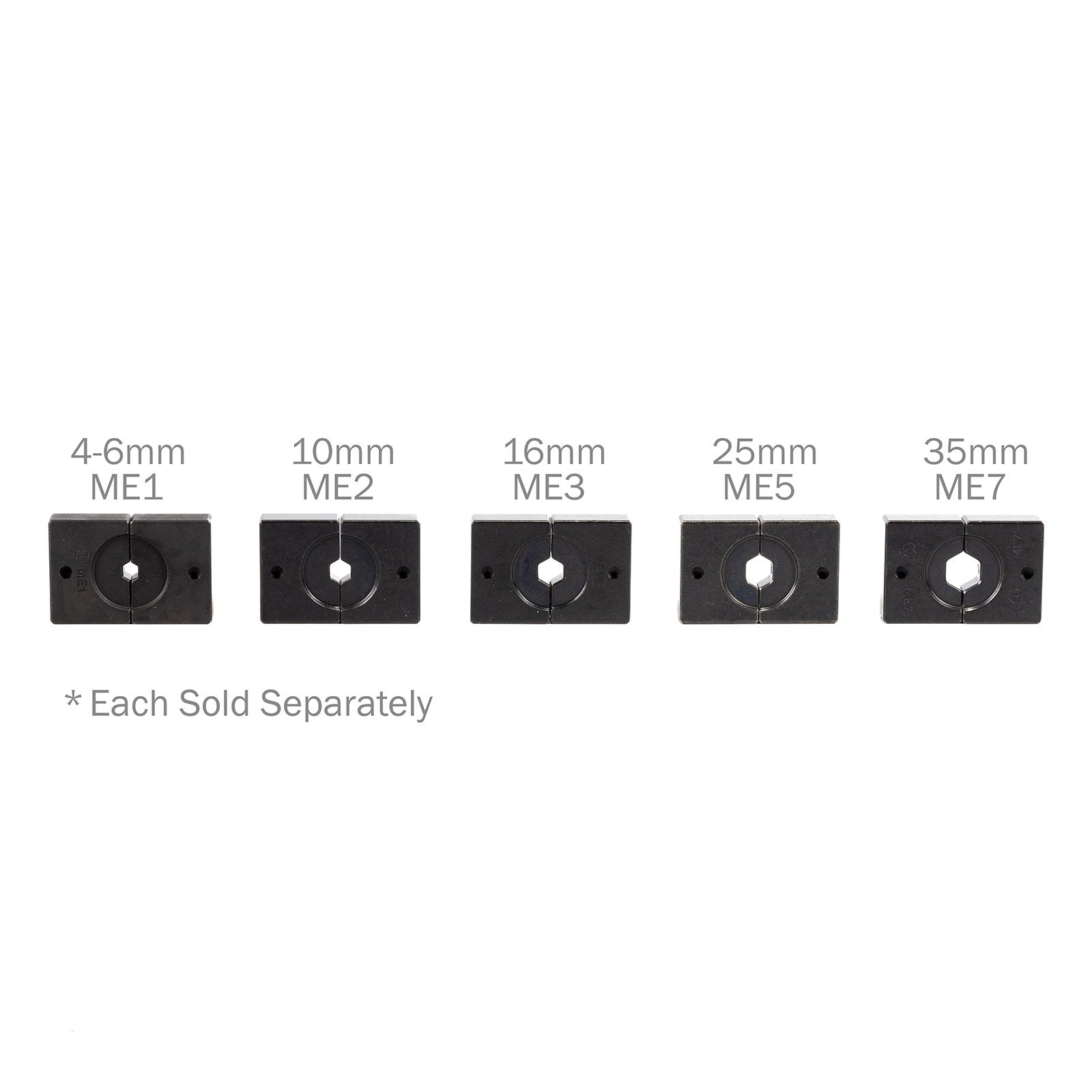 Cembre 16mm Hexagonal Crimping Die Set ME3 - Alternate View 1