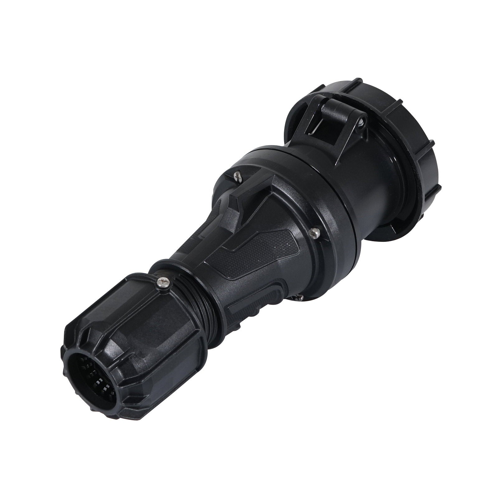 PCE 63A 230V IP67 2P+E Socket Black (2335-6xs) - Main View