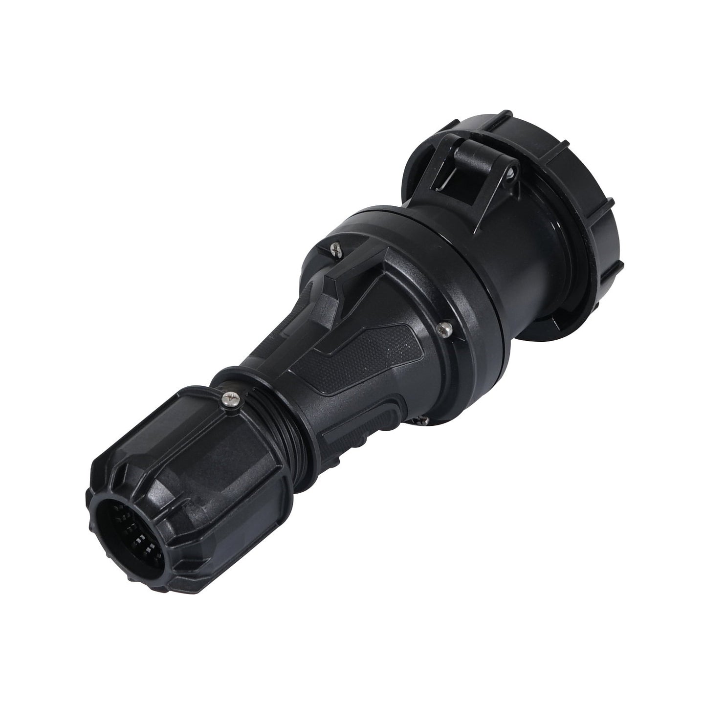 PCE 63A 230V IP67 2P+E Socket Black (2335-6xs) - Main View