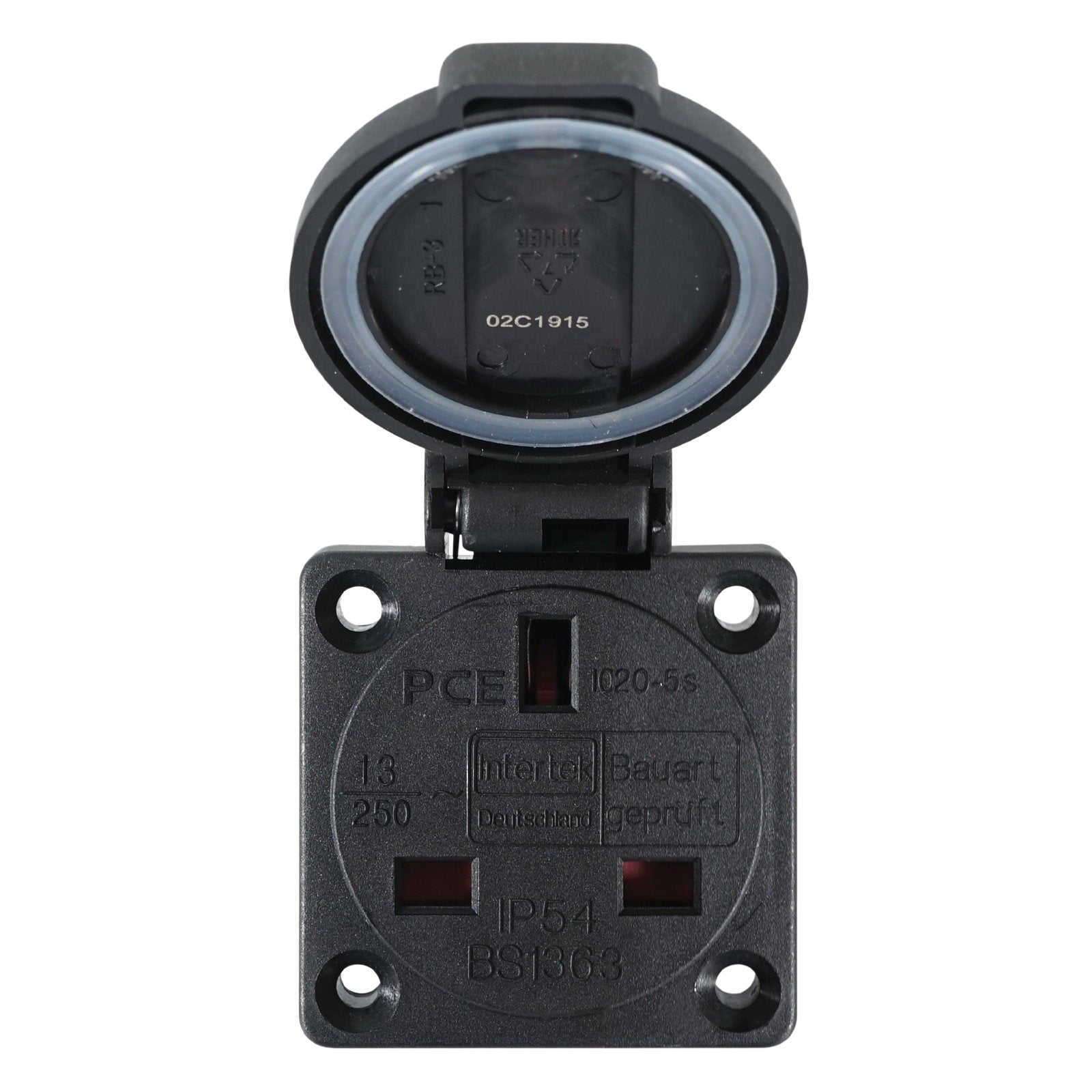PCE 13A Panel Mount Socket - 1020-5s - Alternate View 3